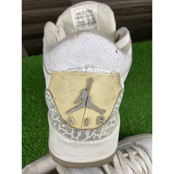 RARE?‎ Nike Air Jordan 3 III Retro 25th Anniversary Met Silver 398613-102 Sz 8 main image 7
